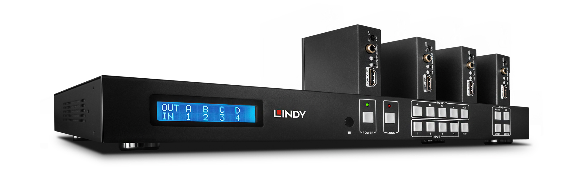 by Miljøvenlig Eksperiment HDMI Matrix Extender - Lindy Electronics